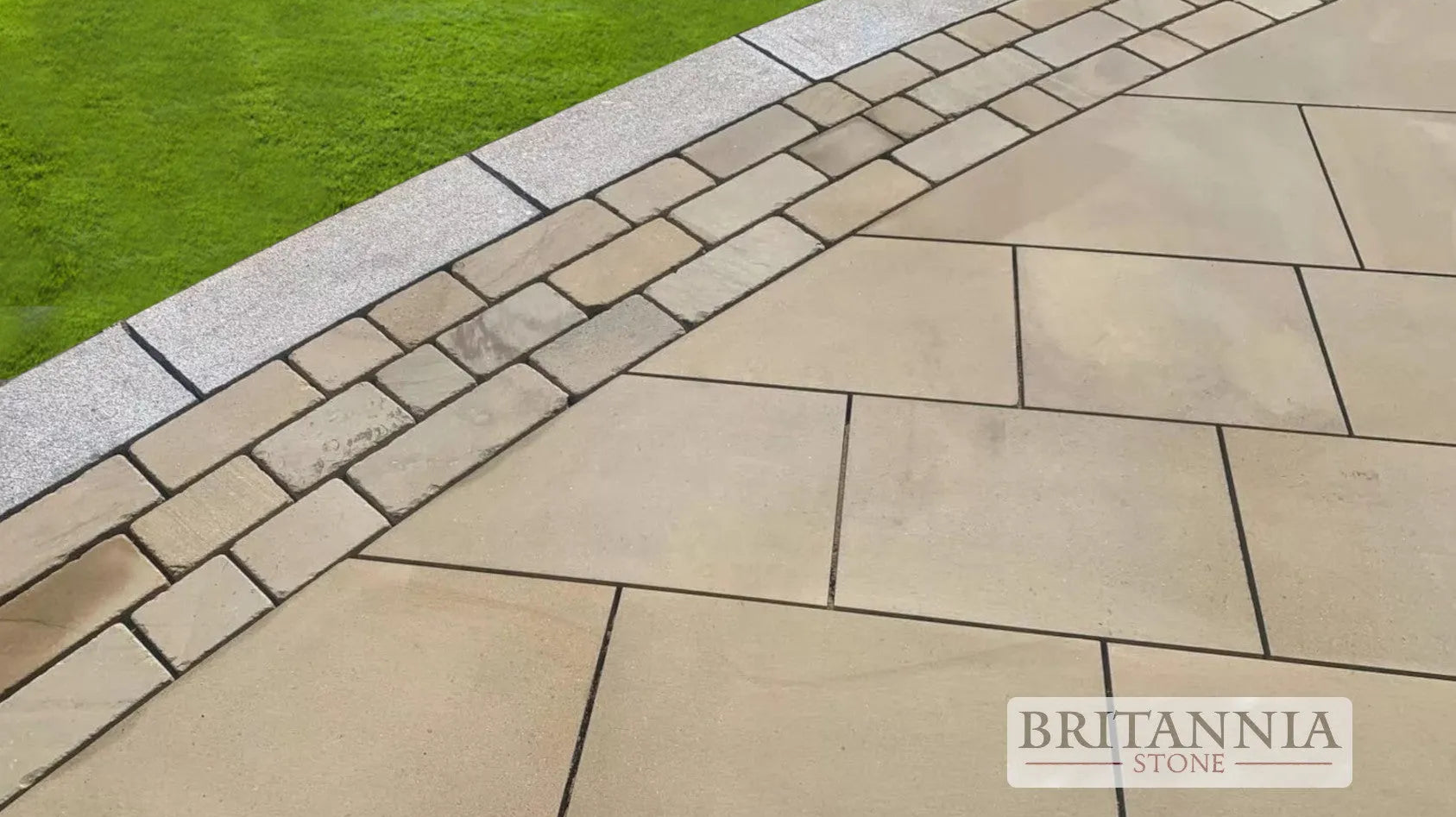 How to lay tradition Reclaimed Yorkstone Paving