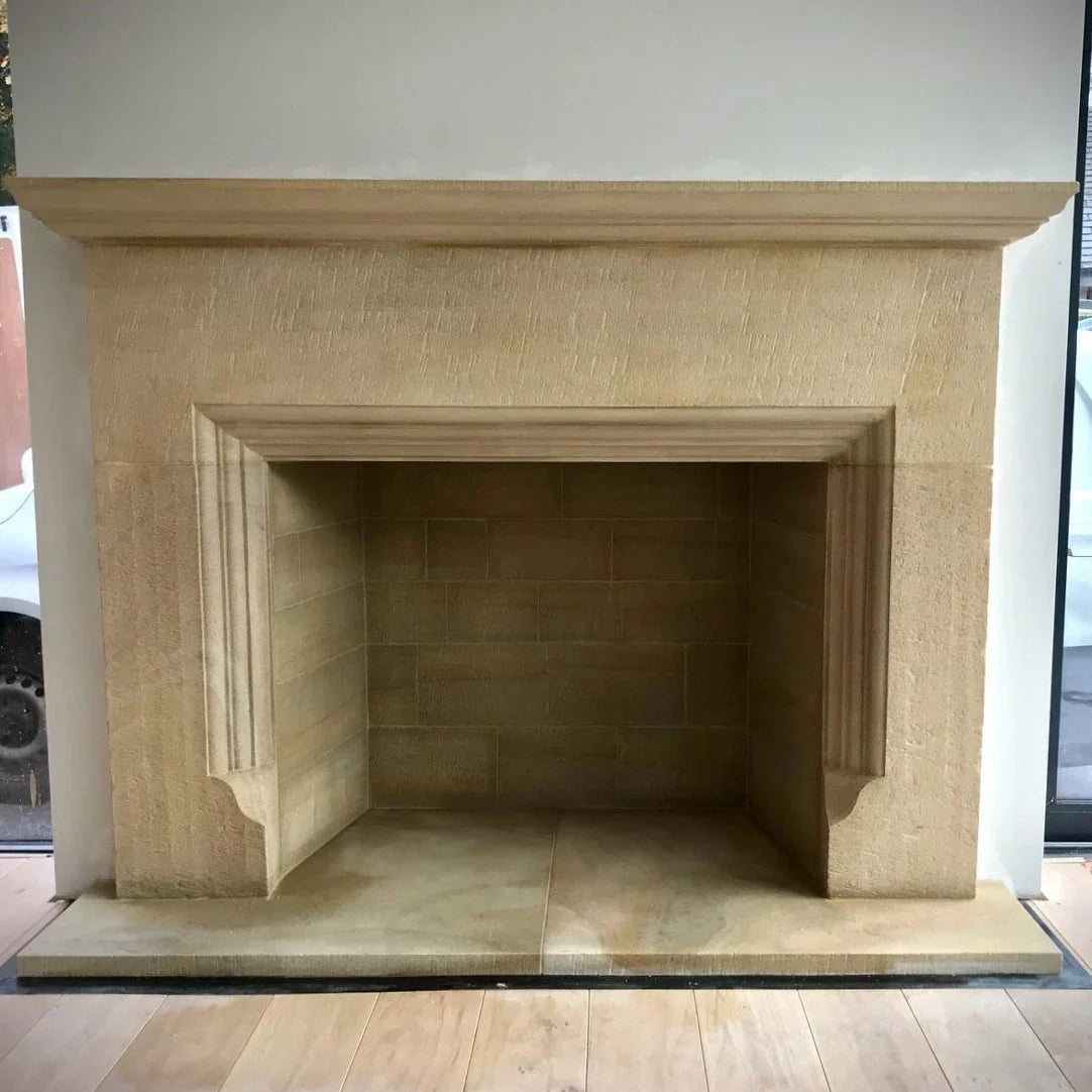 Natural Stone Fireplace Surround & harths - Britannia Stone