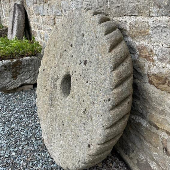 Traditional English Mill Stones by Britannia Stone, Reclamation Yard