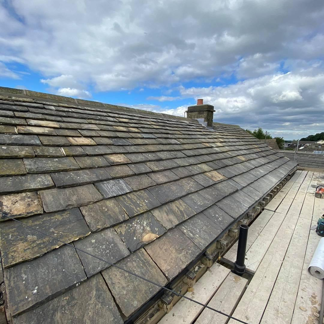 Reclaimed & Stone Natural Stone Roofing Supplies at Britannia Stone, Stone Yard