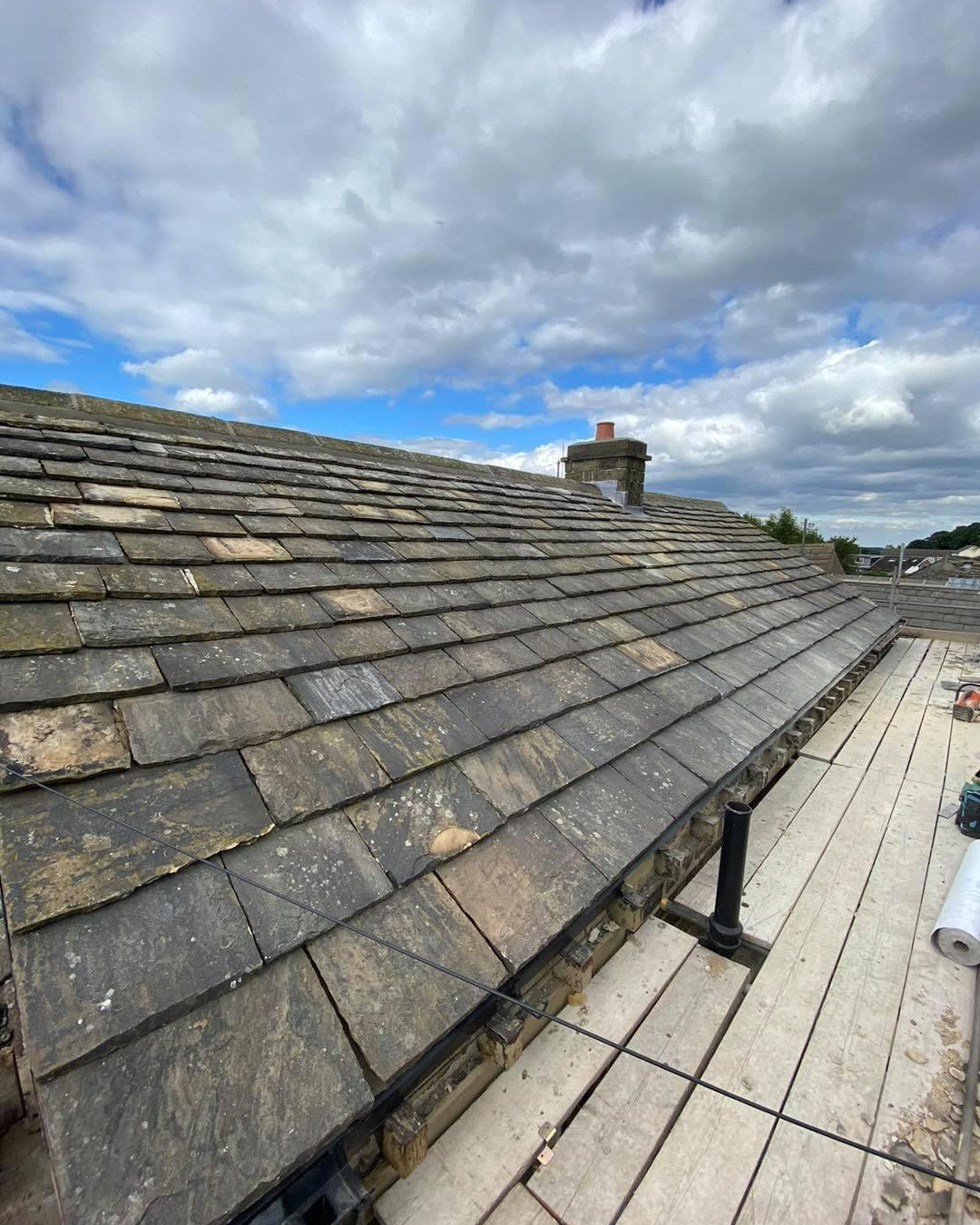 Reclaimed & Stone Natural Stone Roofing Supplies at Britannia Stone, Stone Yard