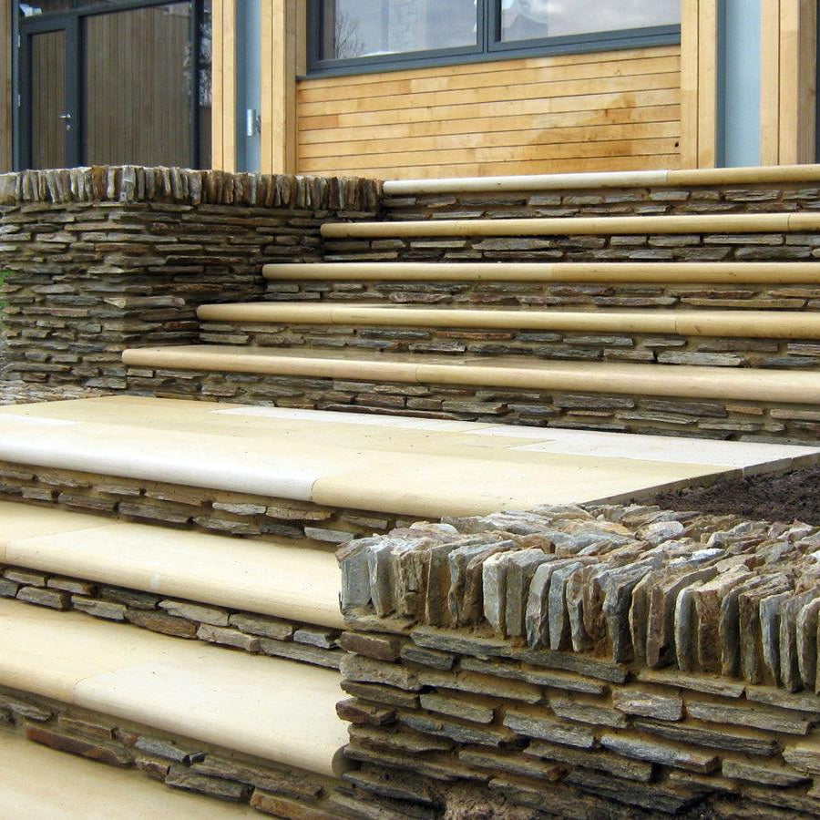 Natural Traditional Stone Steps & Kerbs - Britannia Stone