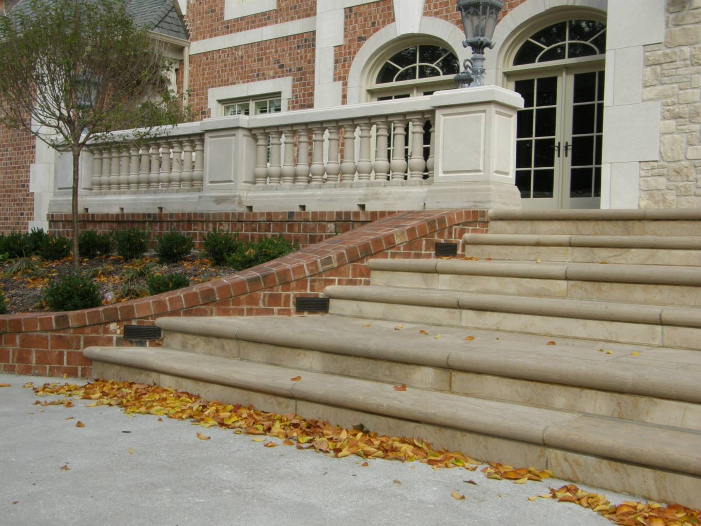 natural stone bullnose steps supplied by britannia stone