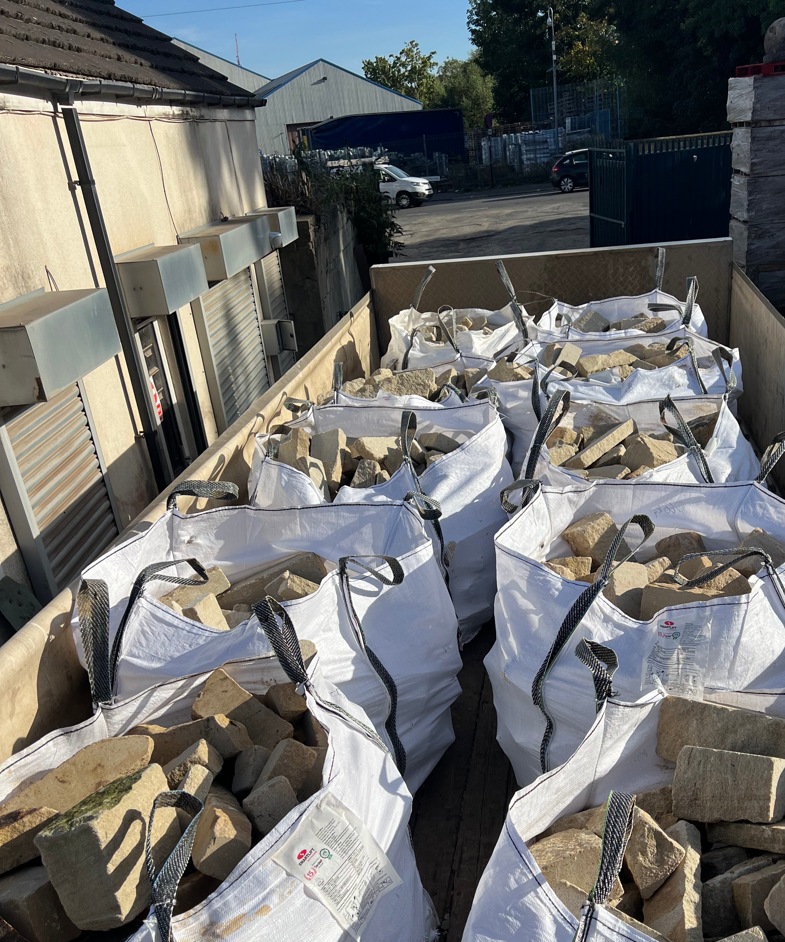 Random buff sandstone / sand stone Bulk Delivery | Britannia Stone reclamation