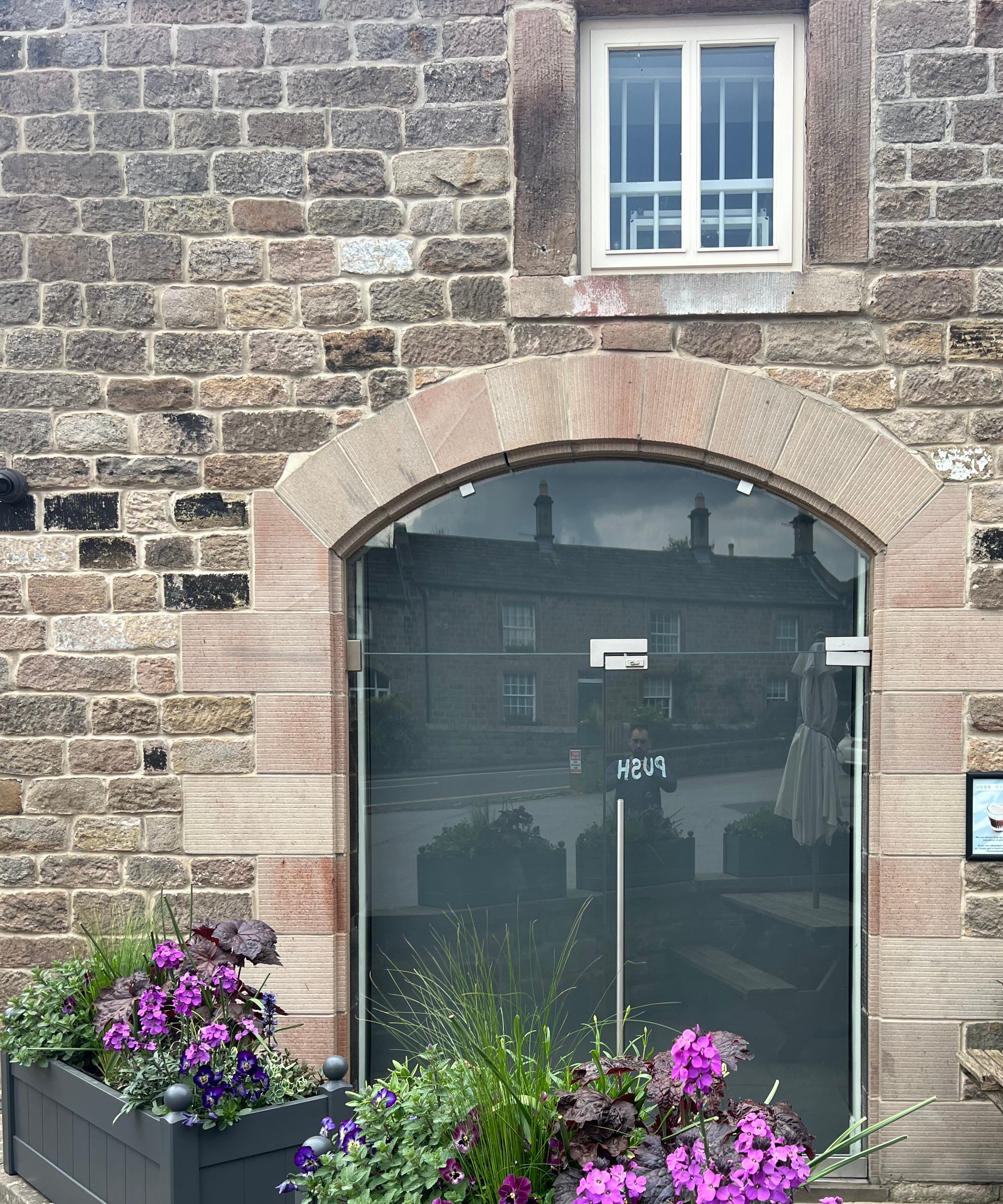 Stone Quoins Arched Window made to order. Absolute outstanding service from start to finish, and the craftmanship of the stone is excellent. Happy Customer.