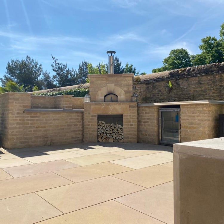 Quarried drystone walling and smooth sawn cathedral grade flag stones supplied by britannia stone yard