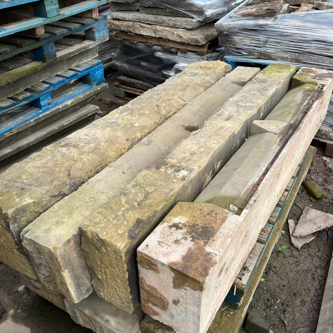 Reclaimed Natural StoneStep Window Sill Lintel Head Made to Order Yorkstone gritstone Sandstone