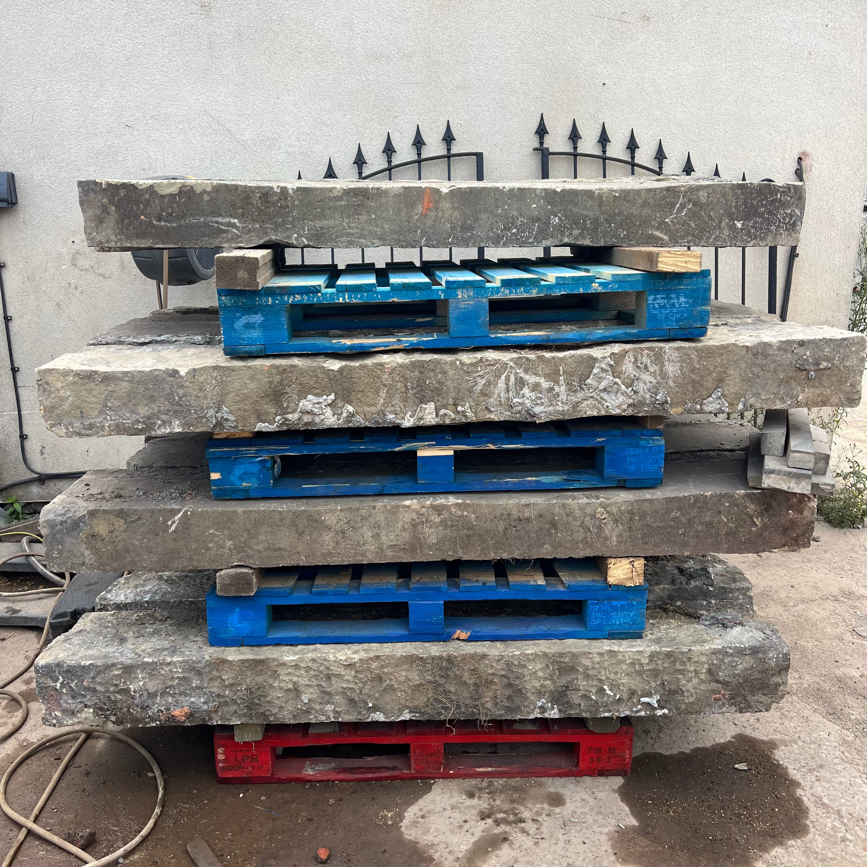 Reclaimed Natural Stone Step Window Sill Lintel Head Made to Order  Yorkstone gritstone Sandston