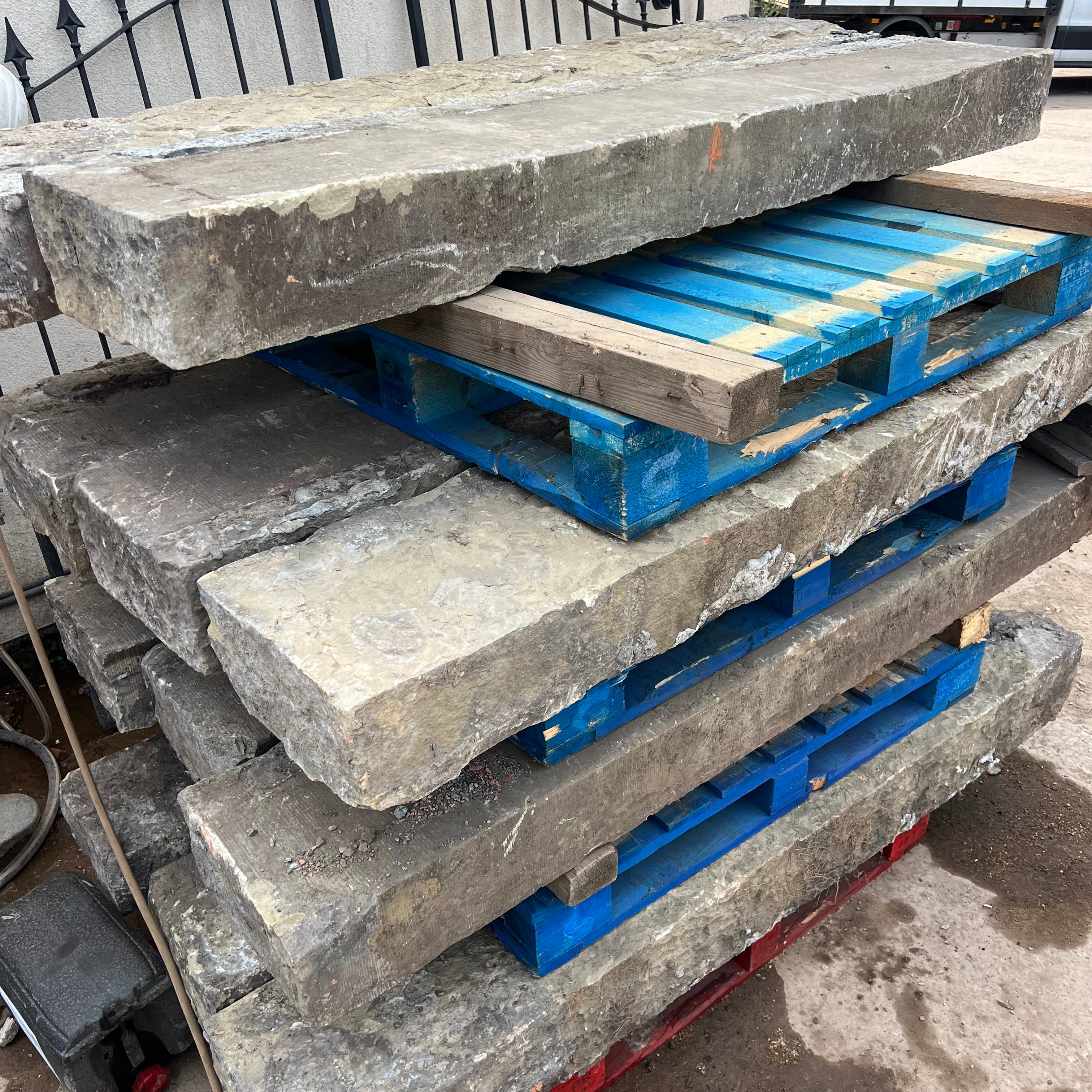 Reclaimed Natural Stone Step Window Sill Lintel Head Made to Order  Yorkstone gritstone Sandstone