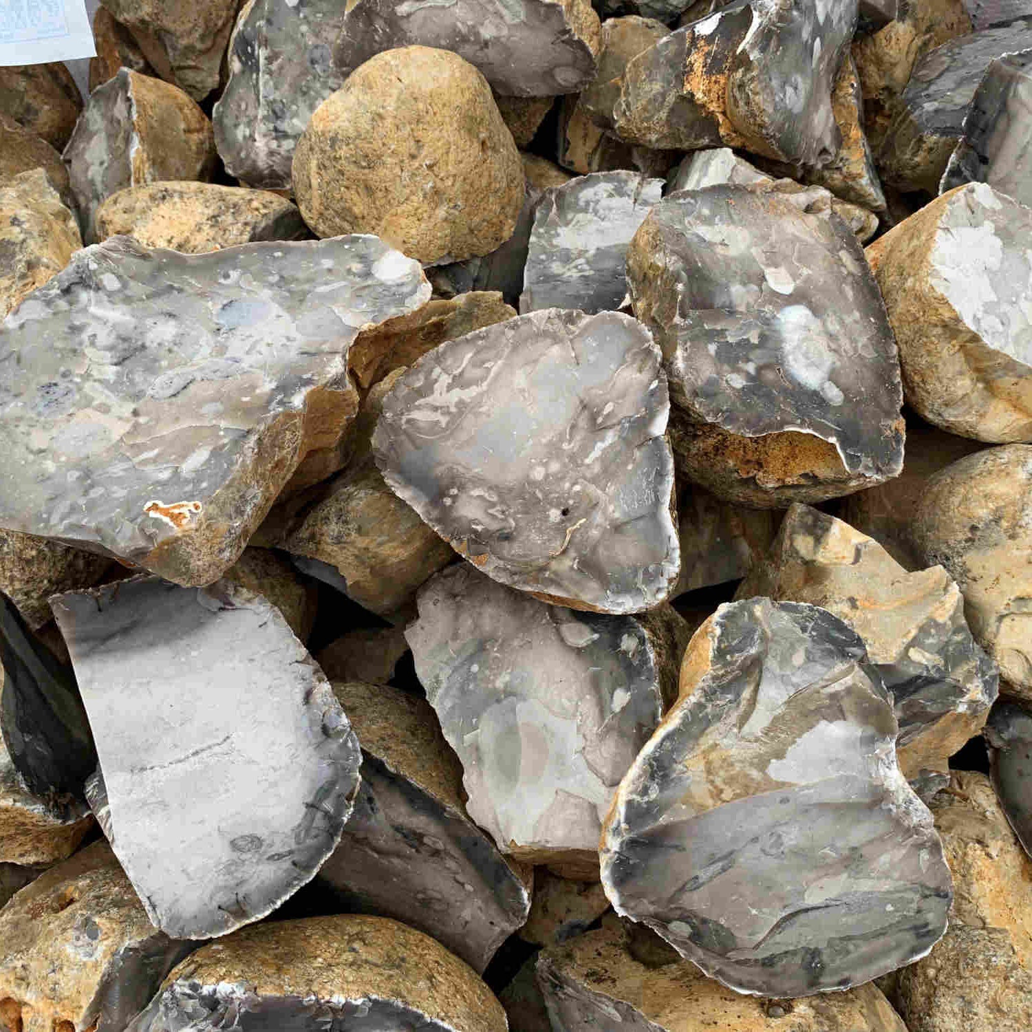 Sand and gravel Knapped | Britannia Stone