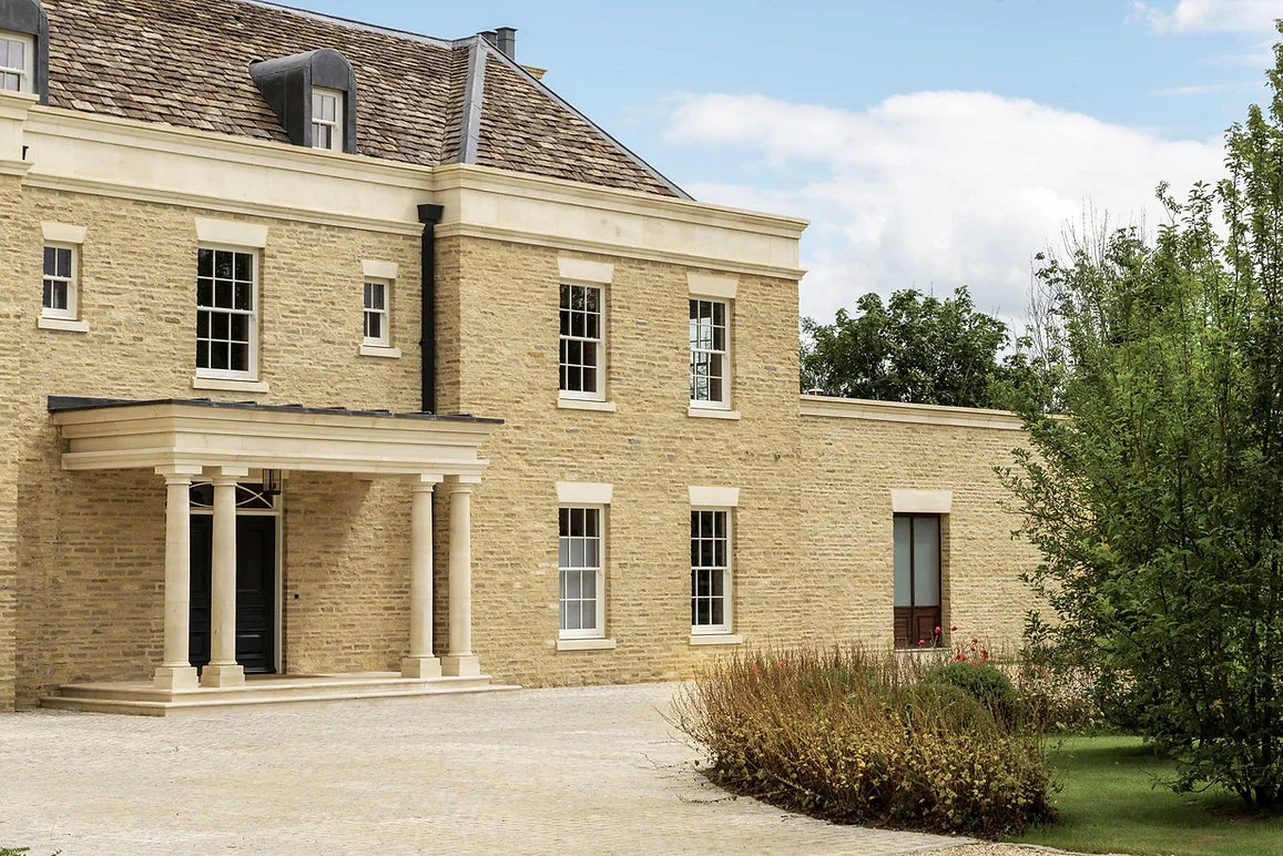 Natural Stone Portico House