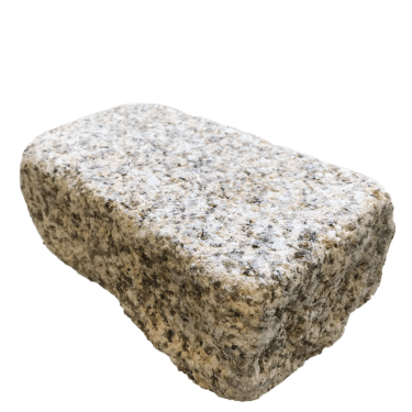 Gold Granite Cobble Setts 200 x 100 - Britannia Stone
