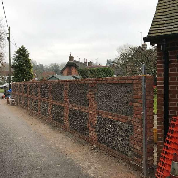 Knapped Flint Stone Walling - Britannia Stone