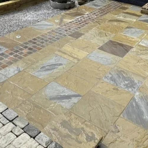 Natural Riven Yorkshire Stone Paving Flags - Britannia Stone