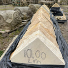 Natural Sandstone Triangle Wall Coping Stones - Per Linear Foot - Britannia Stone
