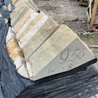 Natural Sandstone Triangle Wall Coping Stones - Per Linear Foot - Britannia Stone