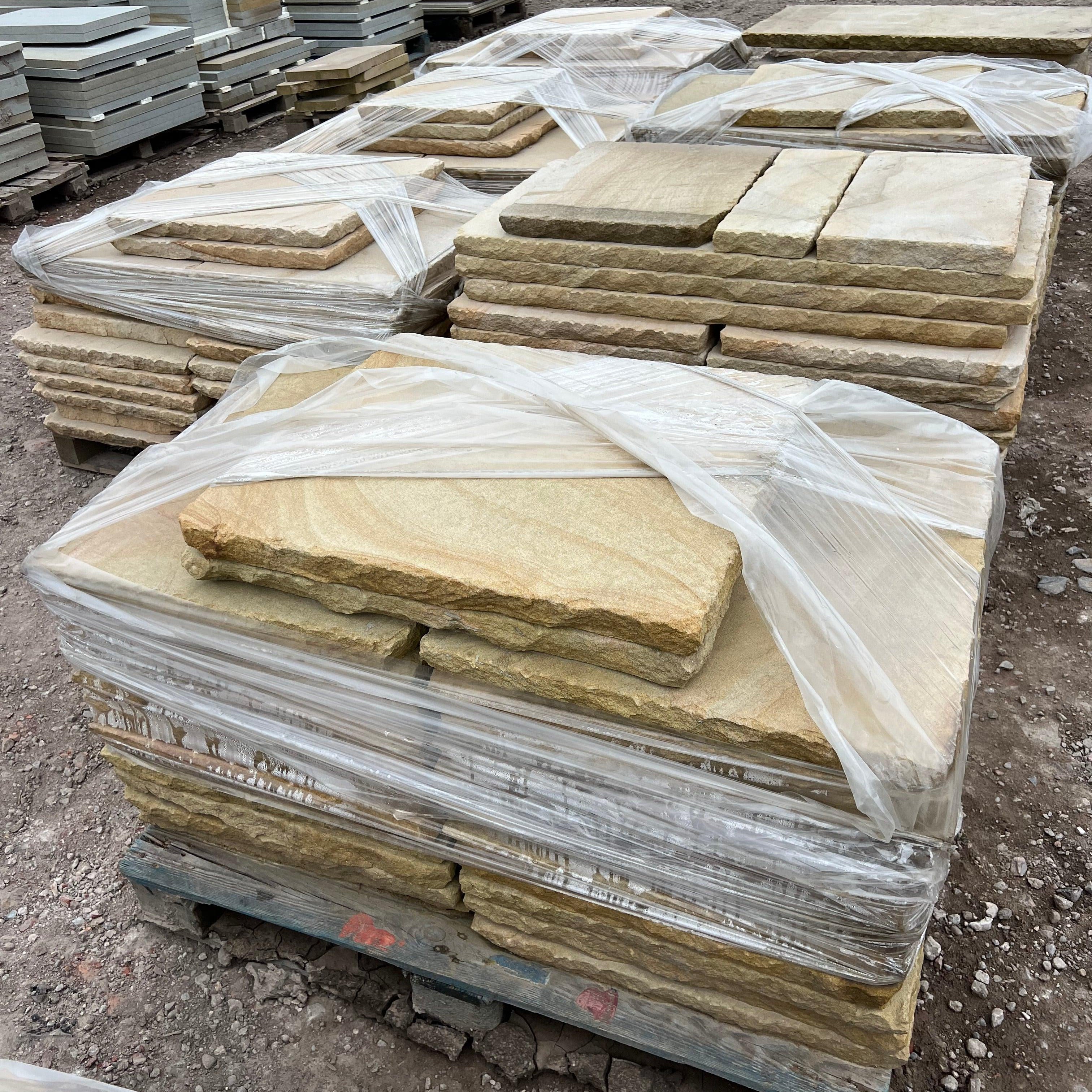 New Sawn Fettled Edge Paving - Britannia Stone