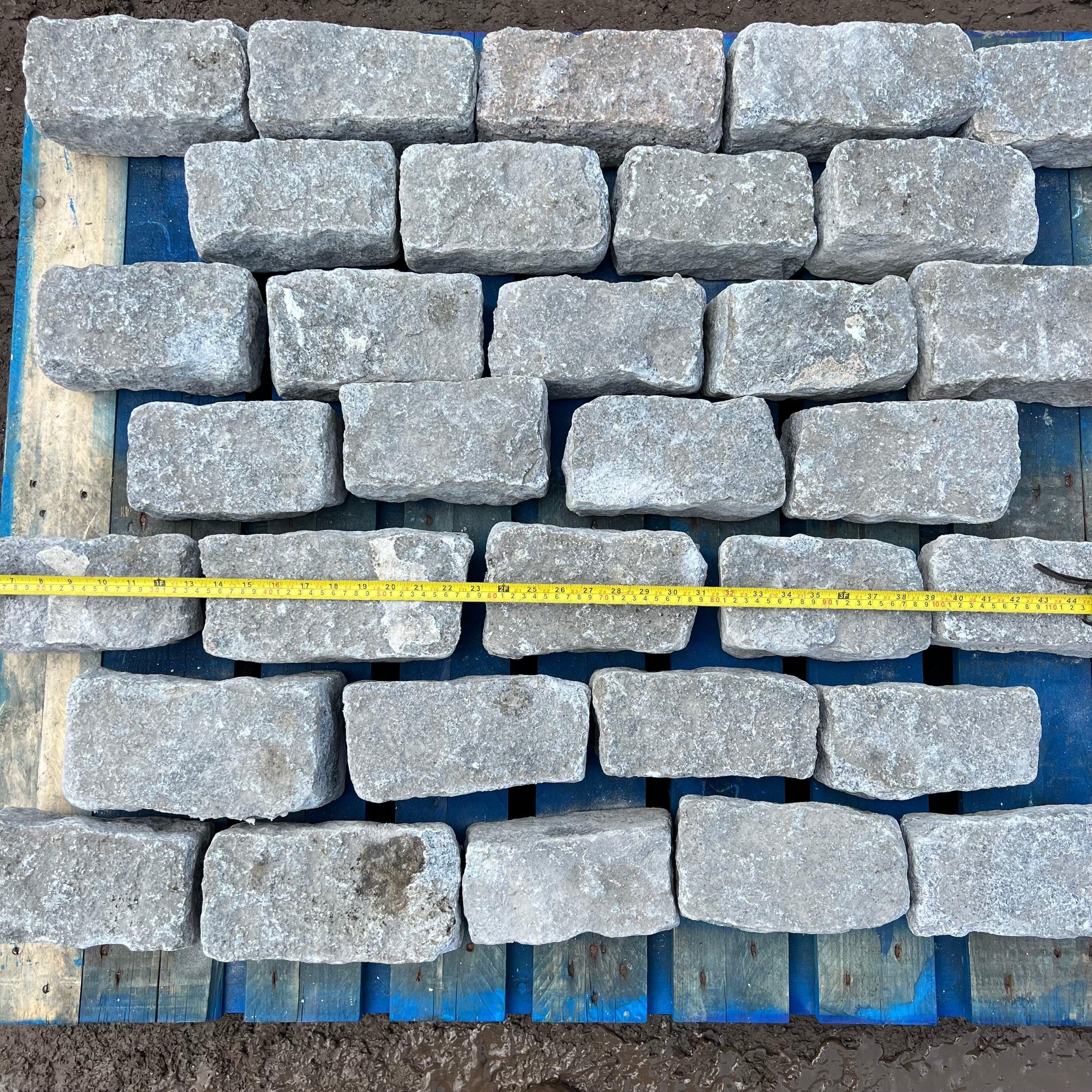 Reclaimed Elongated London Granite Cobble Setts - Reclaimed Brick Company
