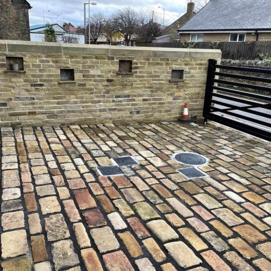 Reclaimed Grit Stone Cobbles - Britannia Stone