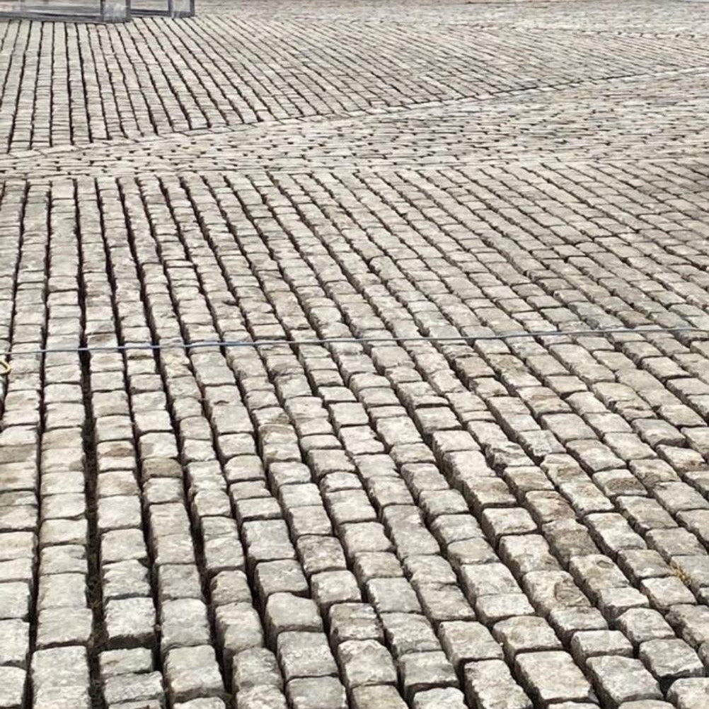 Reclaimed Mixed Granite Stone Cobble / Setts - Reclaimed Brick Company