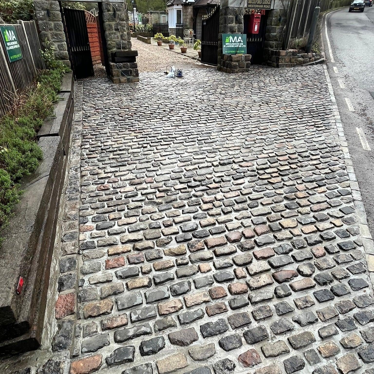 Reclaimed Mixed Granite Stone Cobble / Setts - Reclaimed Brick Company