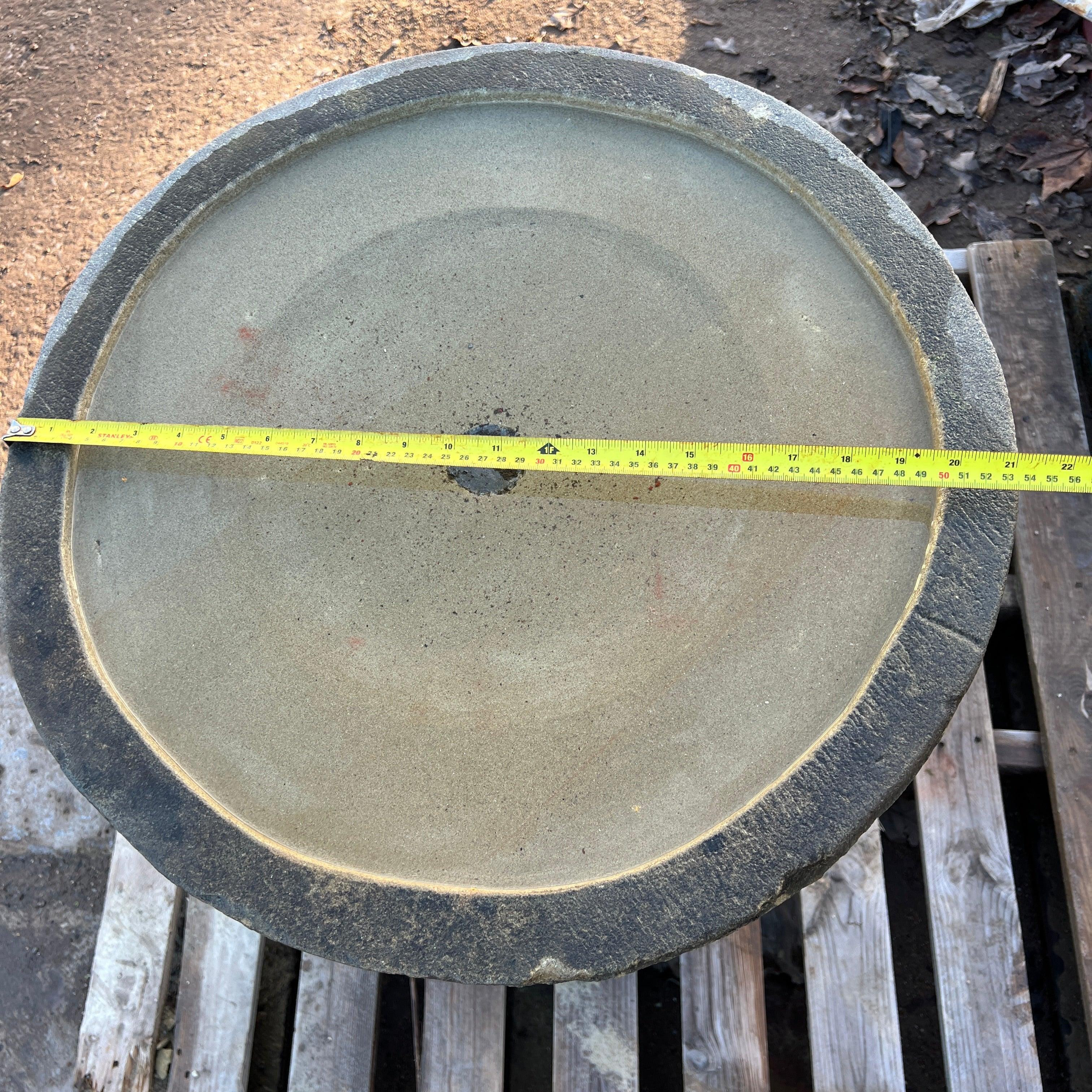 Reclaimed Natural Stone Bird Bath - Reclaimed Brick Company