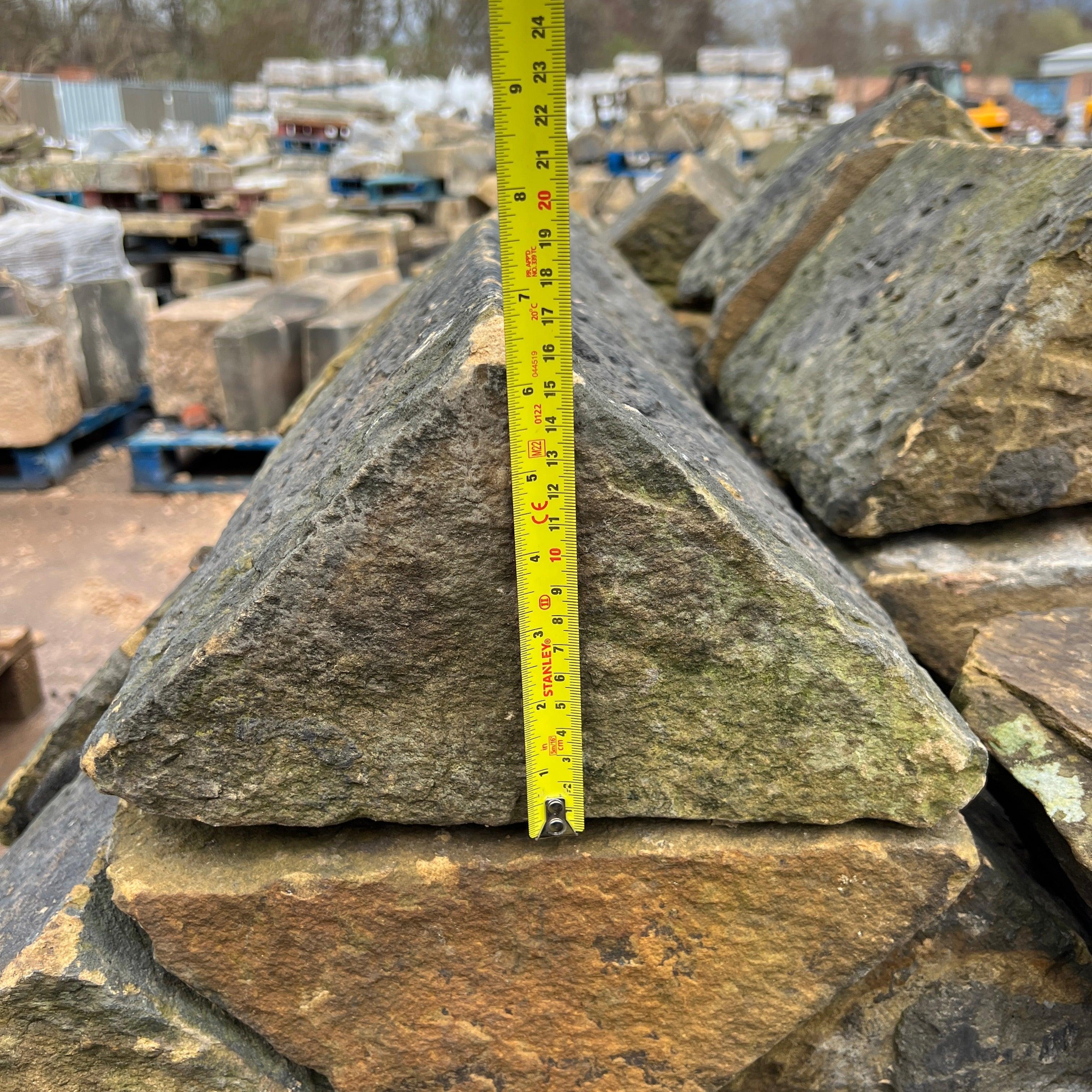 Reclaimed Triangle Wall Coping - Reclaimed Brick Company