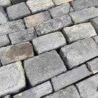 Reclaimed sandstone stone cobbles sett;  Britannia Stone;