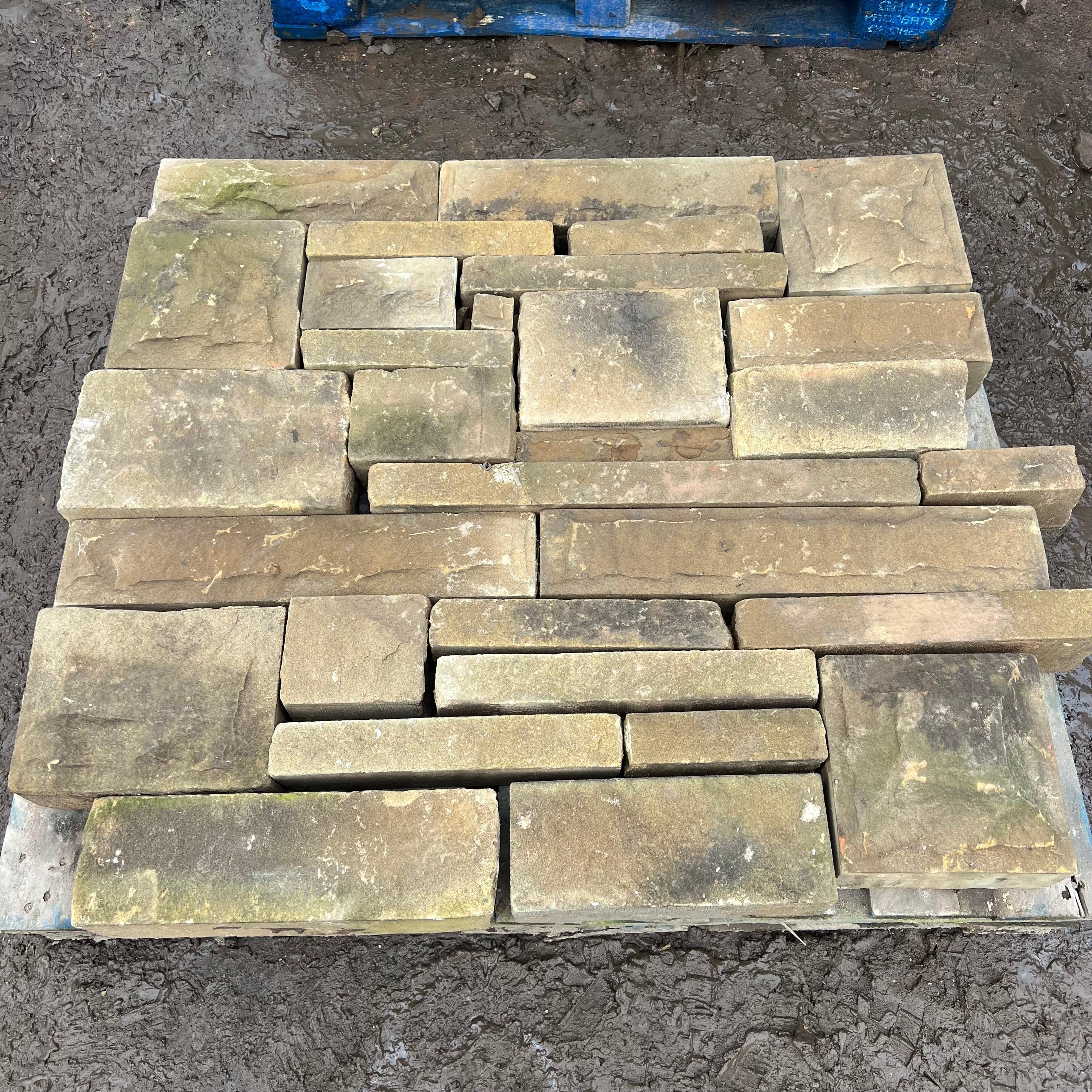 Reclaimed Sneck and Jump Building Stone - Per SQM - Britannia Stone