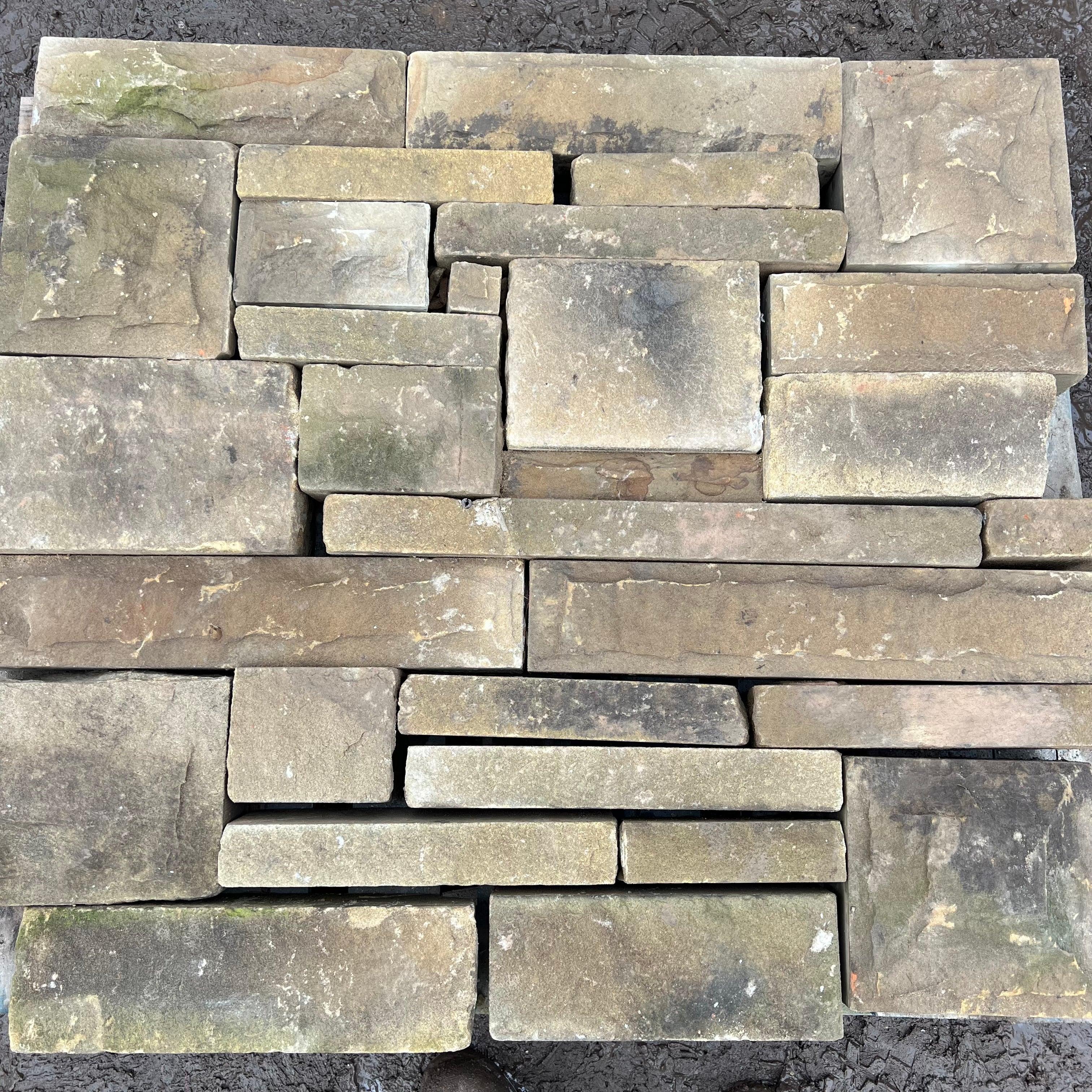 Reclaimed Sneck and Jump Building Stone - Per SQM - Britannia Stone