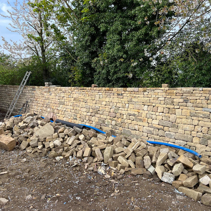 Reclaimed walling stone bulk bags - walling stone - Britannia Stone