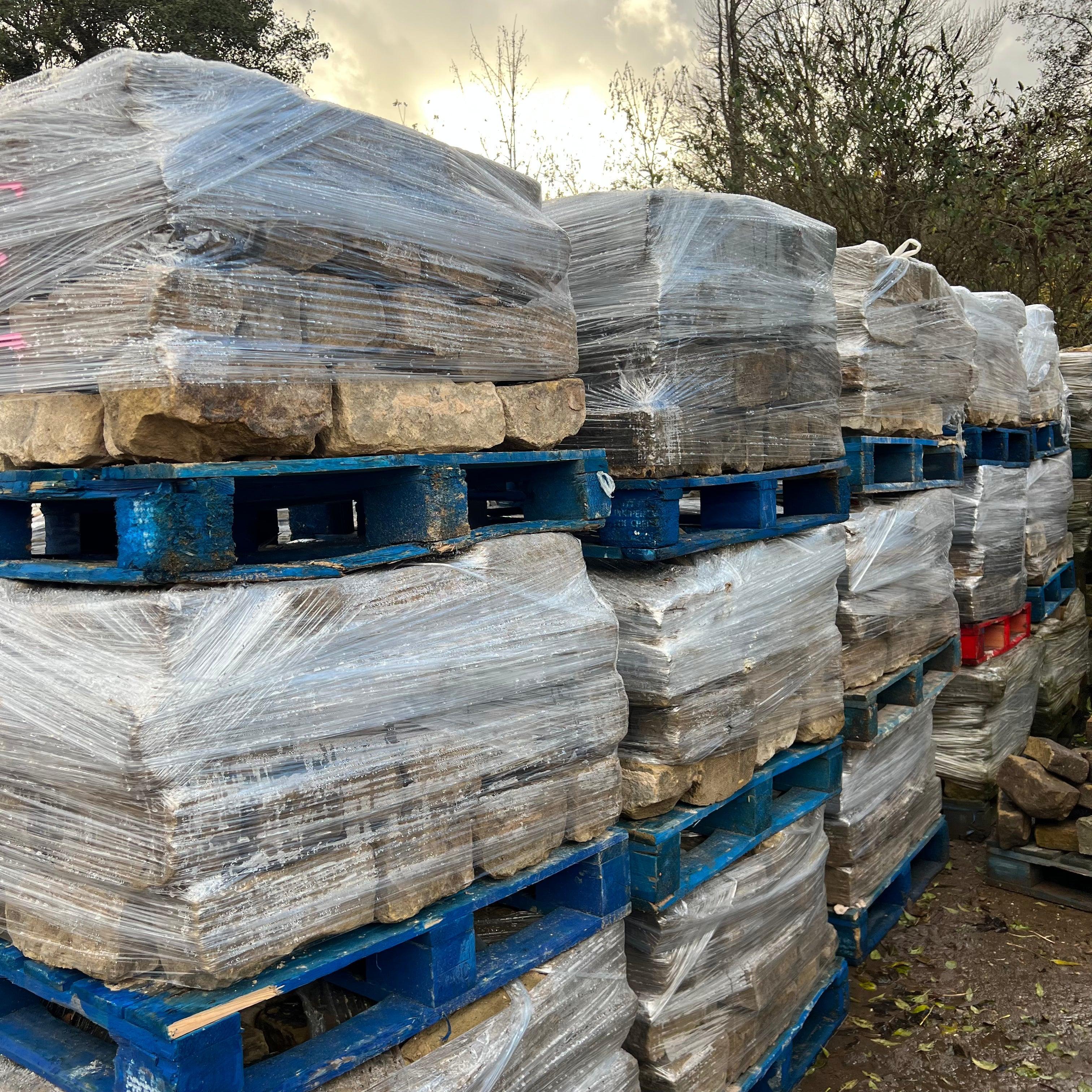 Reclaimed Facing Yorkshire Building Stone - 6” Backed Off - Reclaimed Brick Company