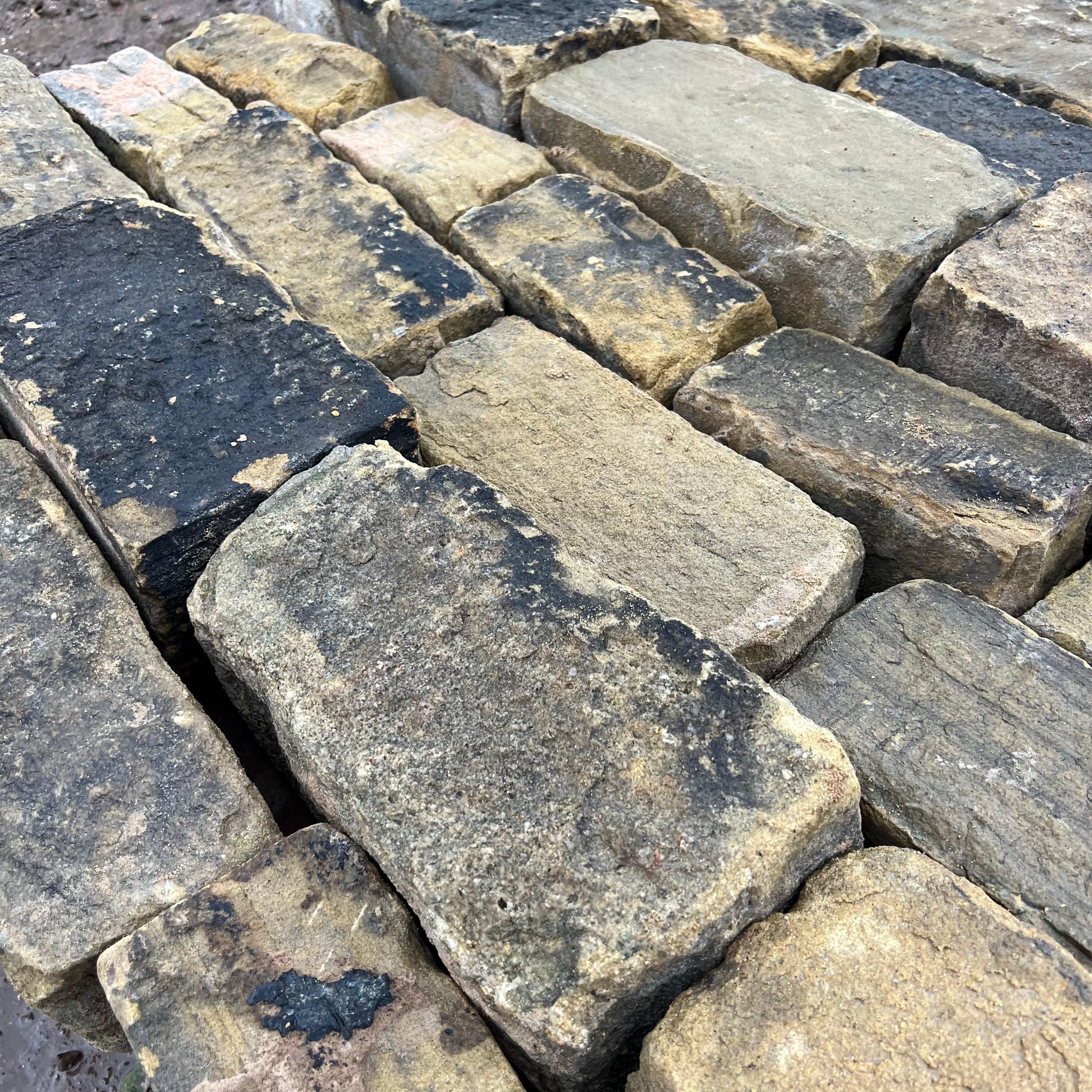 Reclaimed Facing Yorkshire Building Stone - 6” Backed Off - Reclaimed Brick Company
