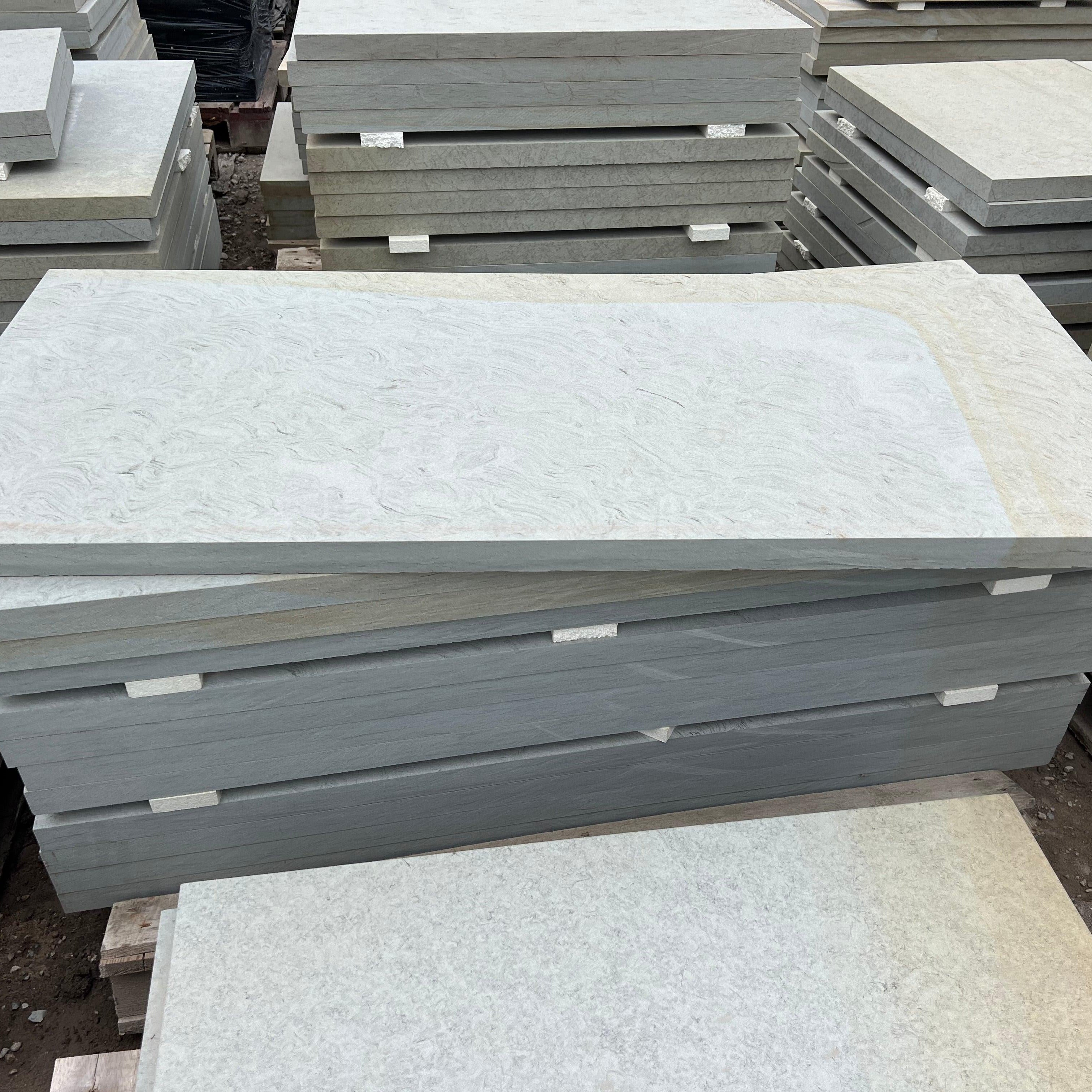 Scoutmoor Grey Yorkstone Sawn Paving Flags - Britannia Stone