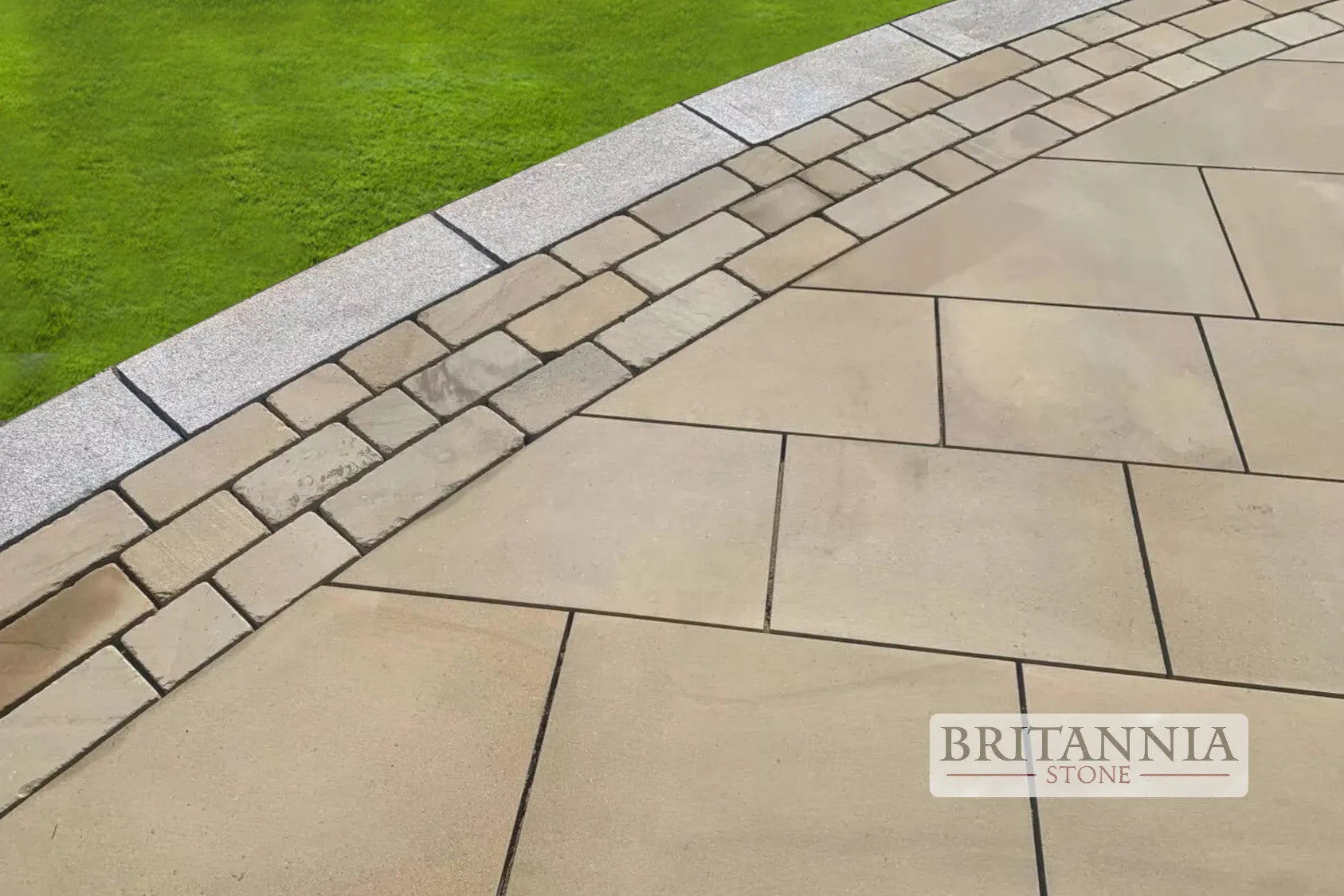 How to lay tradition Reclaimed Yorkstone Paving
