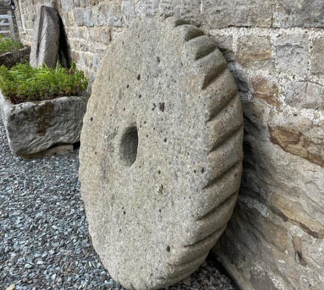 Traditional English Mill Stones by Britannia Stone, Reclamation Yard