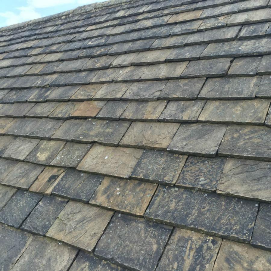 Reclaimed Stone Roofing Slate available at Britannia Stone and Nationwide Delivery