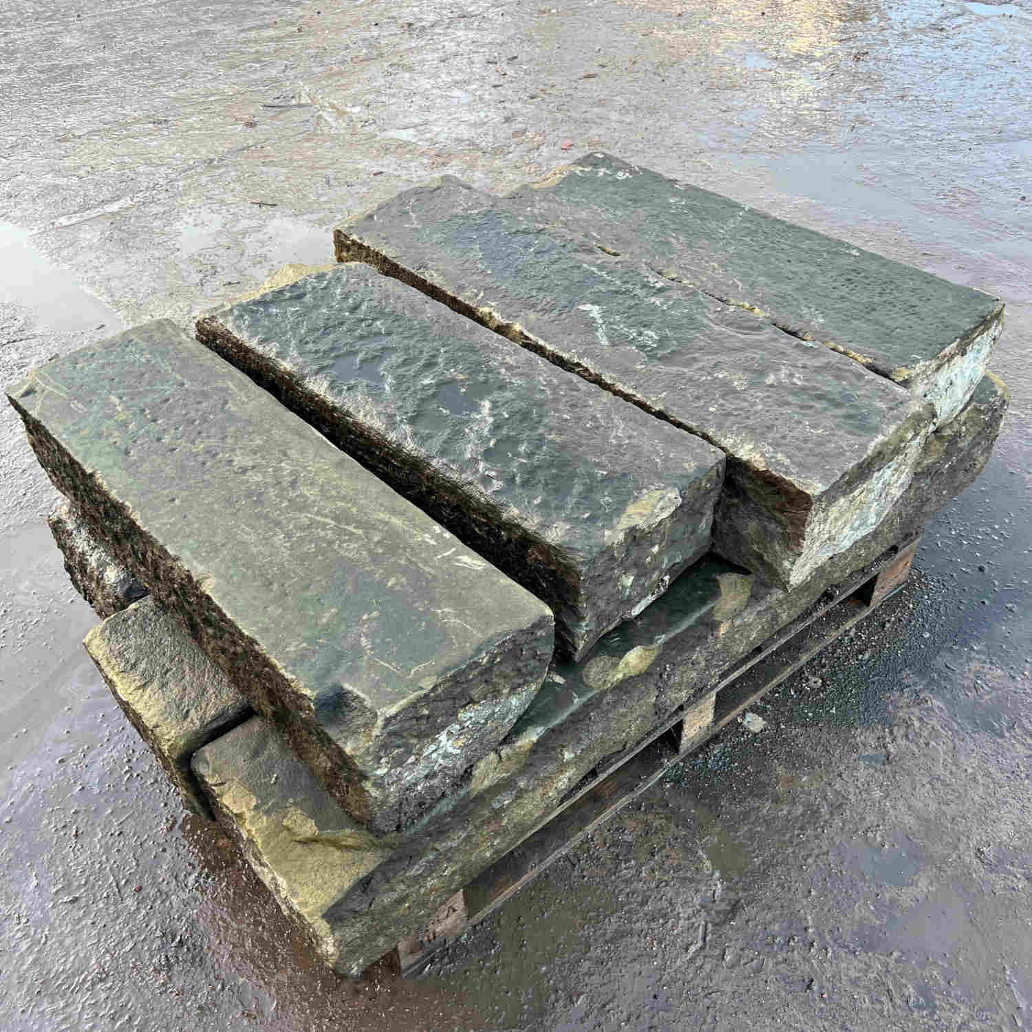 Reclaimed Natural Granite and Grit Stone Steps & Kerbs - Britannia Stone