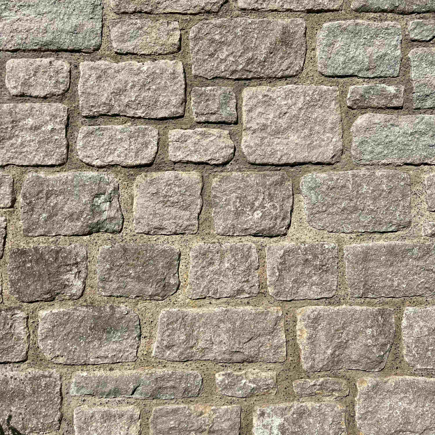 Stone garden wall