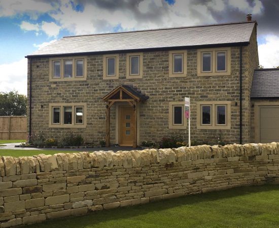 Natural stone built house