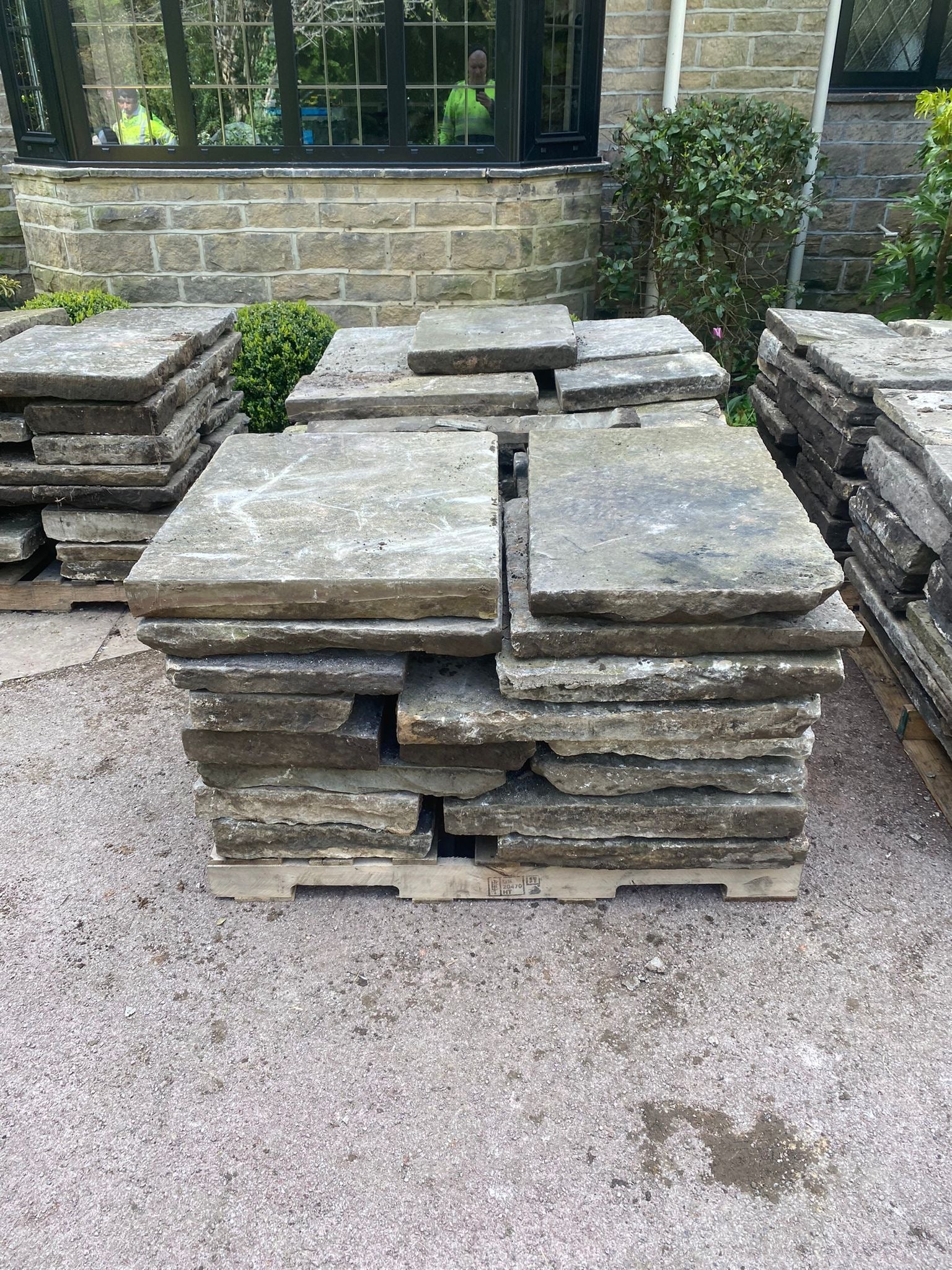 Reclaimed York Stone Paving Flag Stones