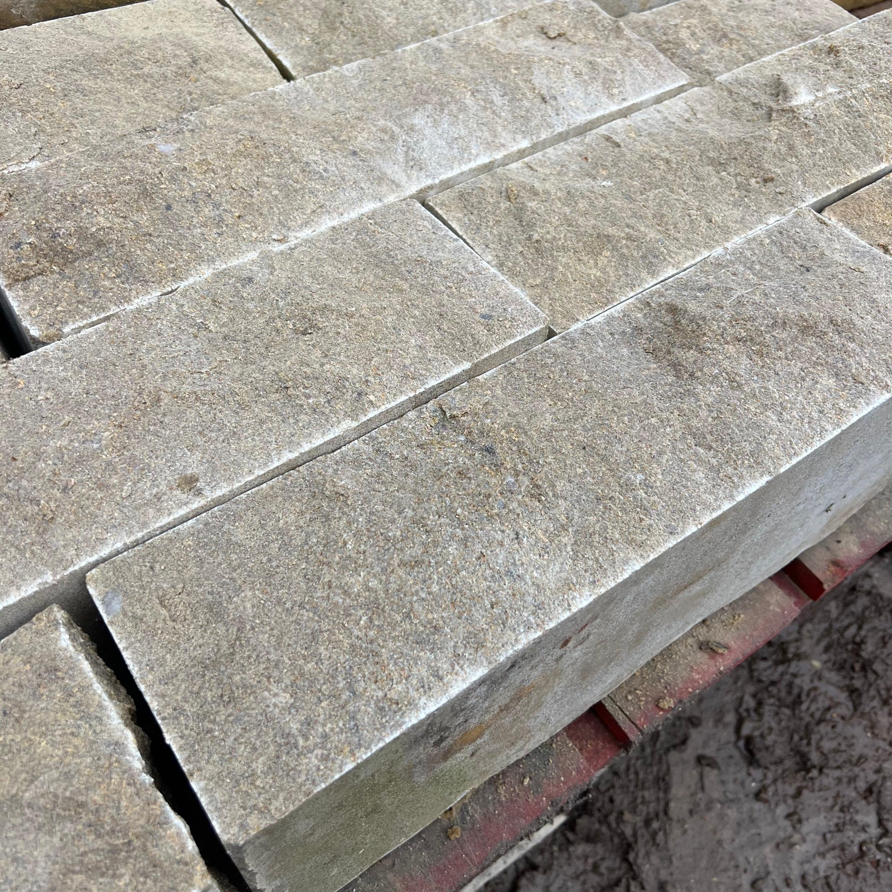 100mm Split Face Walling Stone - Per SQM - Britannia Stone