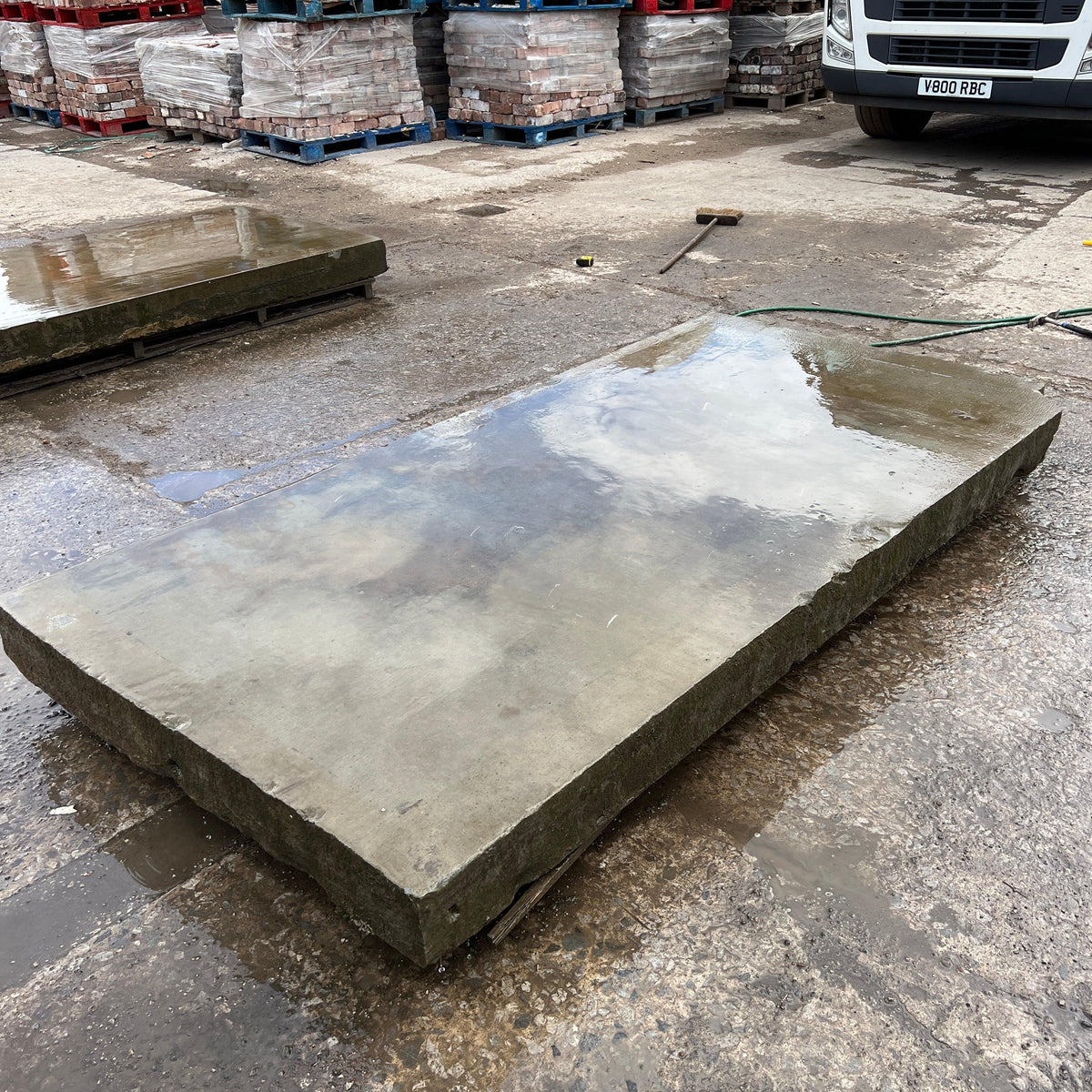 Enormous Reclaimed Slab Flag Stone | Large Flagstone – Britannia Stone