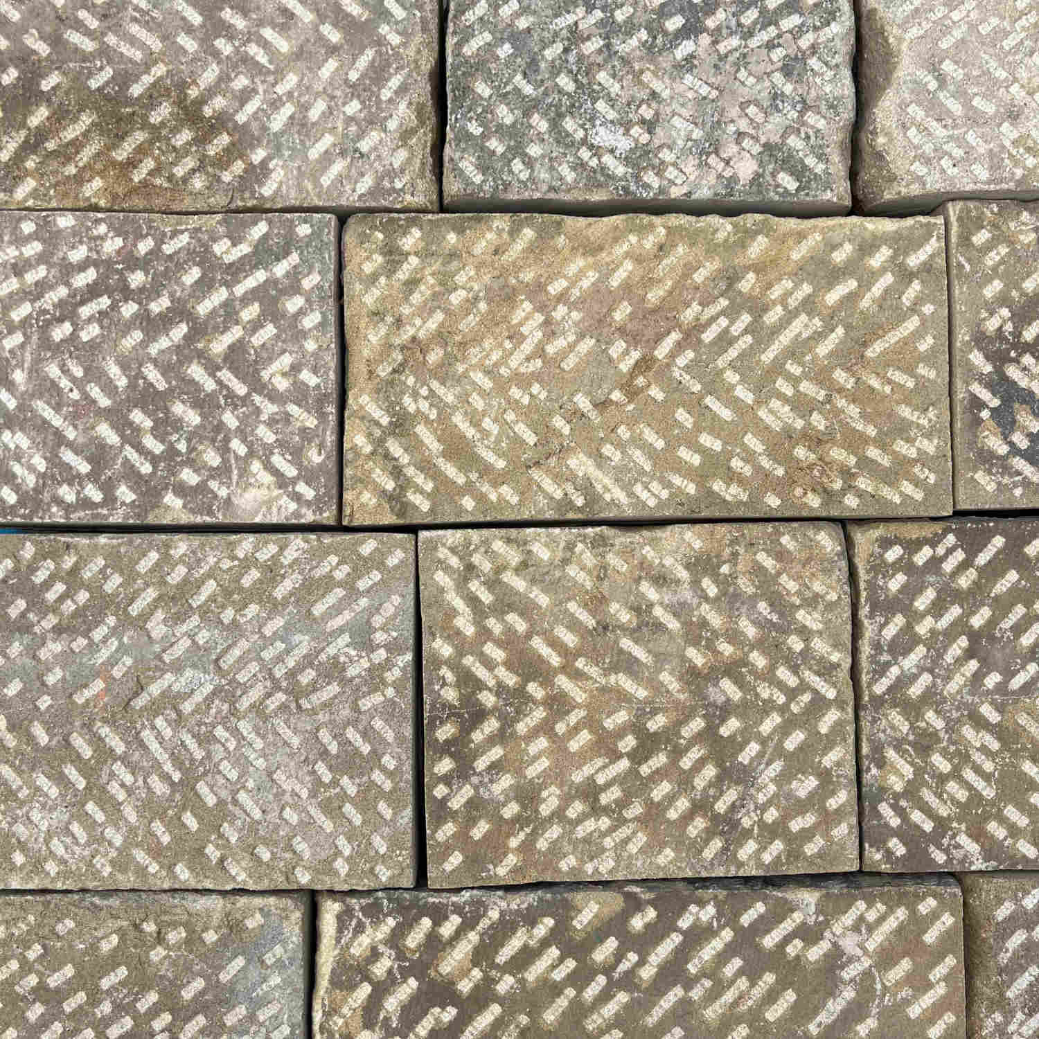 Herringbone Punched Building Stone | Britannia Stone