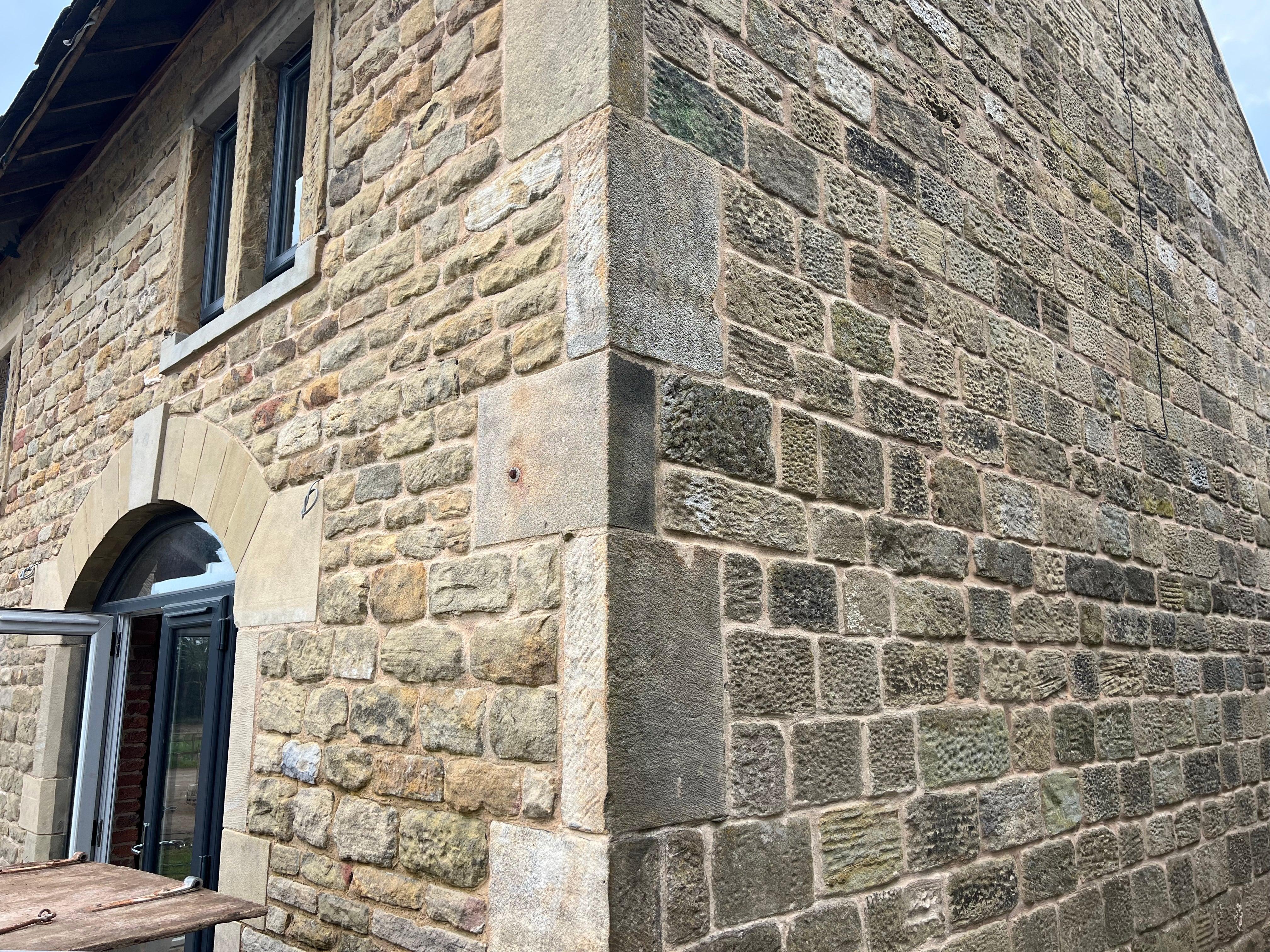 Large Rough Stone Quoins Made From Reclaimed Stone - Britannia Stone