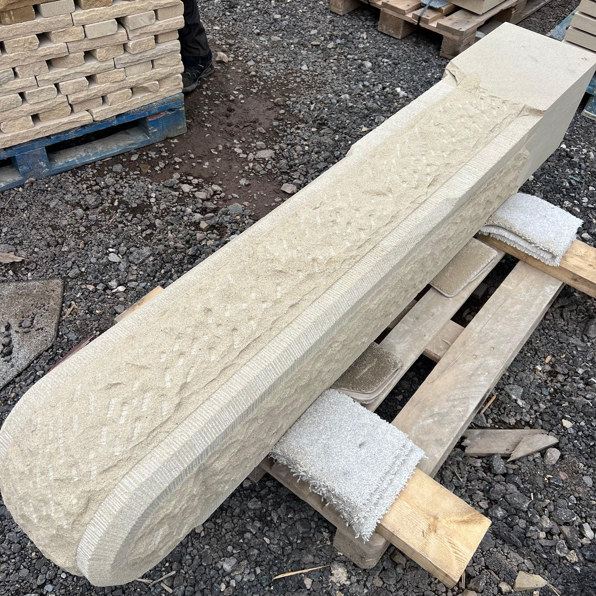 Sone Postr Natural Stone Gate Post Pillar | Britannia Stone