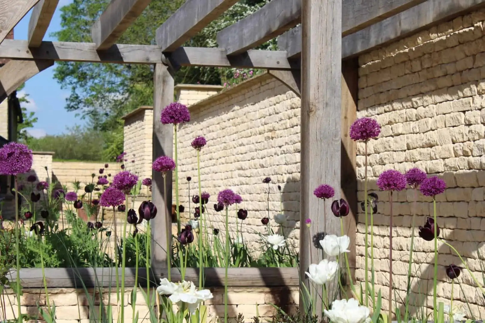 Natural Stone Bespoke Garden Wall