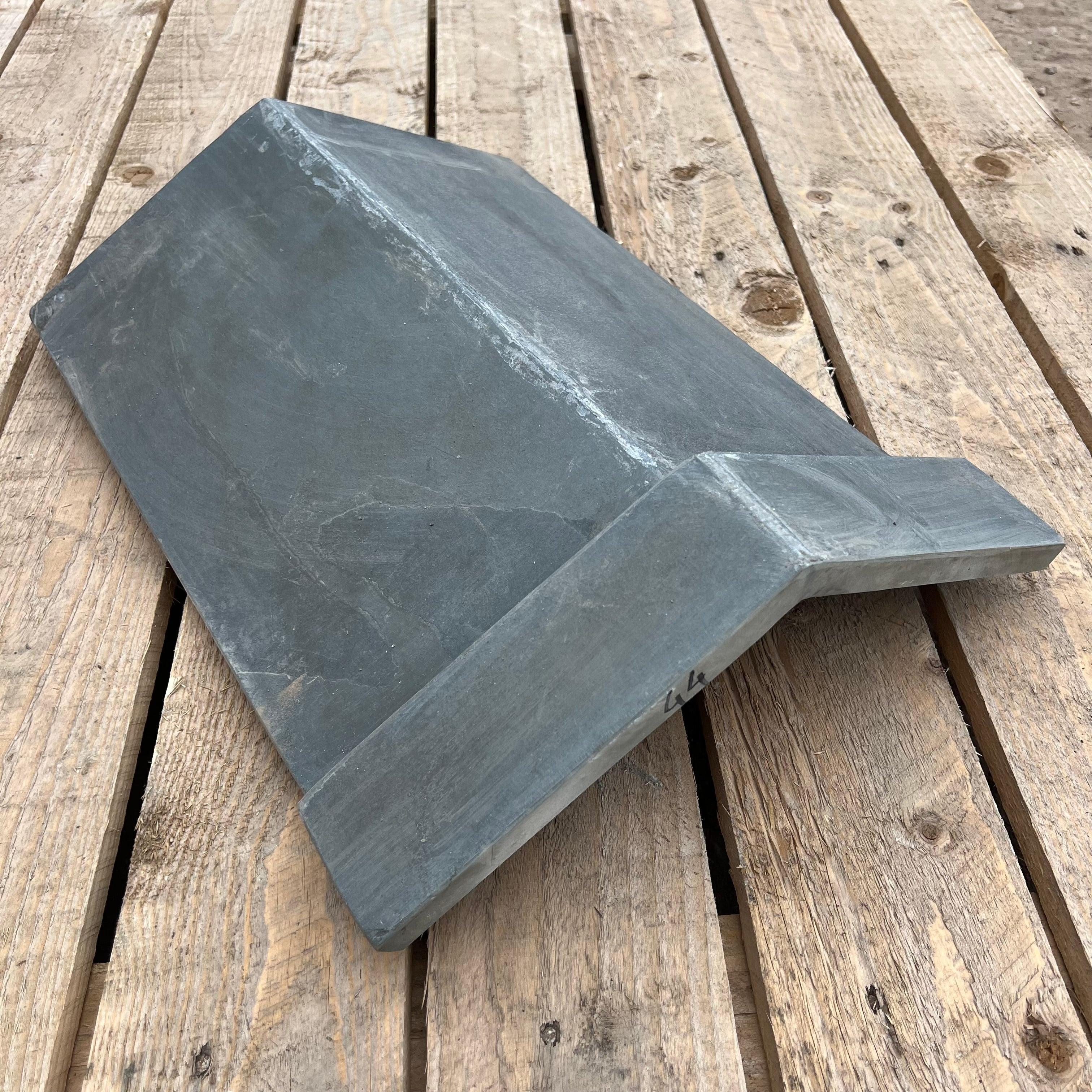 New Brazilian Slate Roof Capped Ridge Tile - 125 Degree - Britannia Stone