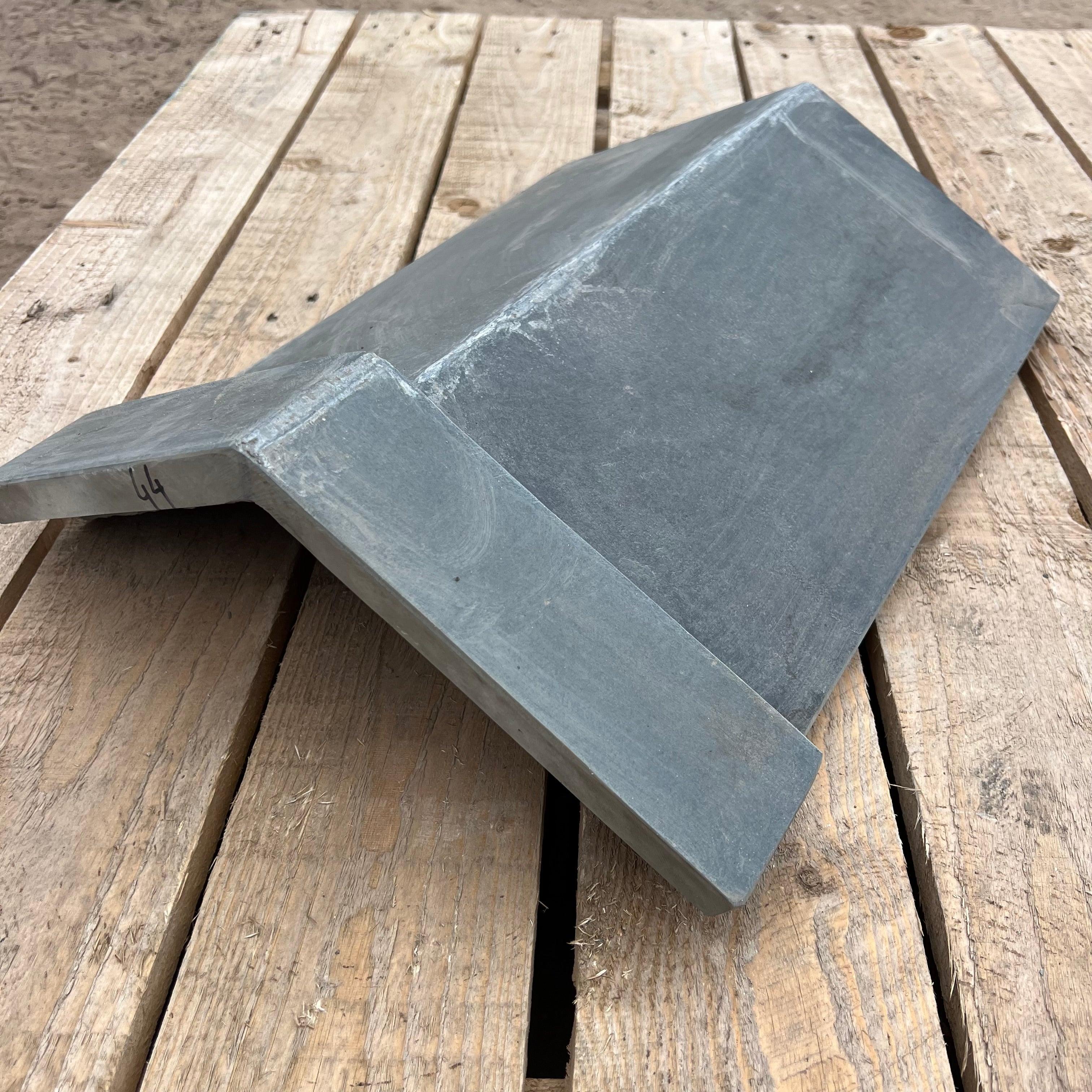 New Brazilian Slate Roof Capped Ridge Tile - 125 Degree - Britannia Stone