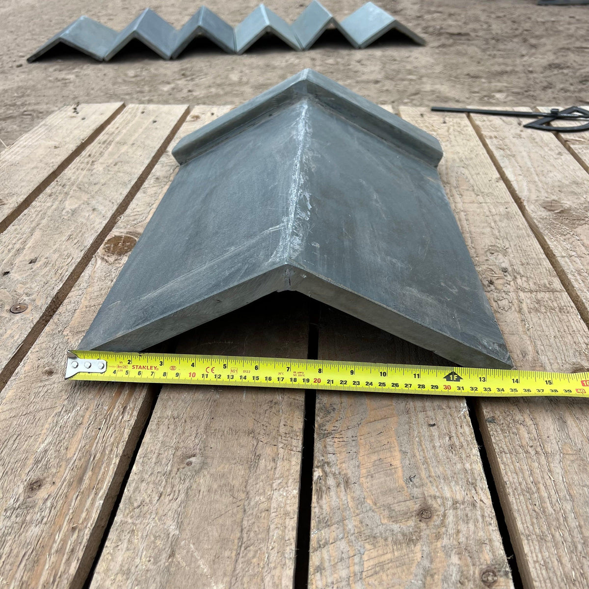 New Brazilian Slate Roof Capped Ridge Tile | 125 ° – Britannia Stone